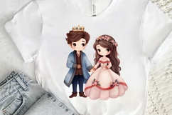 Cute Snow Princess and Prince PNG Clipart Product Image 3