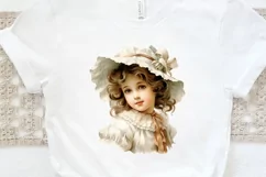 Victorian Little Girl PNG Clipart Product Image 3