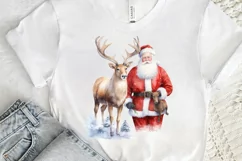 Watercolor Santa Claus PNG Clipart Product Image 3