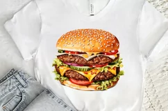 Big Hamburgers Sublimation PNG Clipart Product Image 3