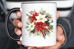 Christmas Flower Bouquet PNG Clipart Product Image 3