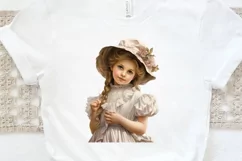 Victorian Little Girl PNG Clipart Product Image 3