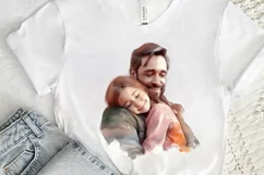Dad and Daughter Father's Day PNG Clipart Product Image 3