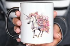 Fairy Unicorn Sublimation PNG Clipart Product Image 3