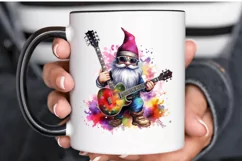 Watercolor Rockstar Gnome PNG Clipart Product Image 3