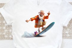 Funny Grandpa Surfing PNG Clipart Product Image 3