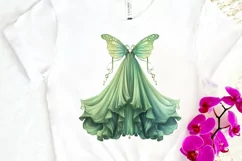 Pretty Fairy Dress PNG Clipart Product Image 3
