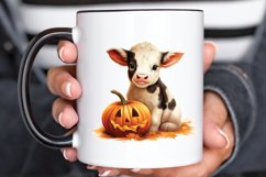 Baby Cow For Halloween Sublimation PNG Clipart Product Image 3