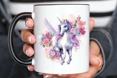 Fairy Unicorn Sublimation PNG Clipart Product Image 3