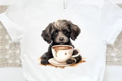 Dog Love Coffee PNG Clipart Product Image 3