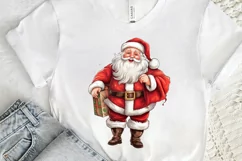 Watercolor Santa Claus PNG Clipart Product Image 3