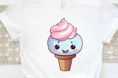 Artistic Drawing Kawaii Ice Cream PNG Clipart Product Image 3