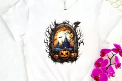 Haunted House Halloween PNG Clipart Product Image 3