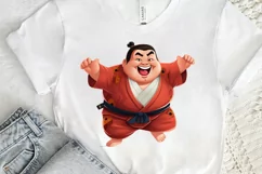 Funny Japanese Sumo Wrestler PNG Clipart Product Image 3