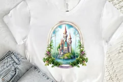 Fairy Castle Window Sublimation PNG Clipart Product Image 3