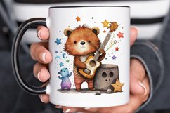 Watercolor cute animal superstar PNG Clipa Product Image 3