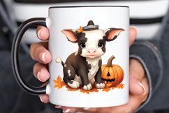 Baby Cow For Halloween Sublimation PNG Clipart Product Image 3