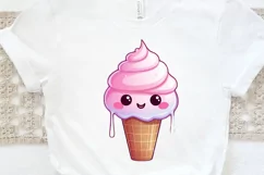 Artistic Drawing Kawaii Ice Cream PNG Clipart Product Image 2