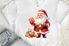 Watercolor Santa Claus PNG Clipart Product Image 3