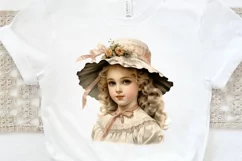 Victorian Little Girl PNG Clipart Product Image 3