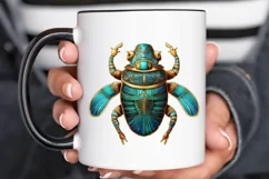 Ancient Egypt Scarab Beetle Sublimation PNG Clipart Product Image 3
