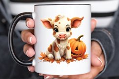 Baby Cow For Halloween Sublimation PNG Clipart Product Image 3