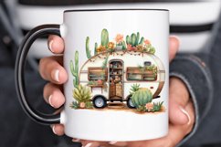 Watercolor Caravan Sublimation PNG Clipart Product Image 3