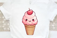 Artistic Drawing Kawaii Ice Cream PNG Clipart Product Image 3