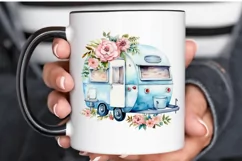 Watercolor Caravan Sublimation PNG Clipart Product Image 3
