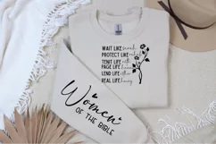 Women of the Bible Sleeve SVG, Boho Christian Sleeve SVG Product Image 2