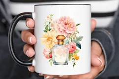 Vintage Perfume Bottles Watercolor PNG Clipart Product Image 3