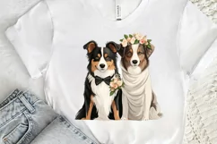 Dog Bride and Dog Groom PNG Clipart Product Image 3