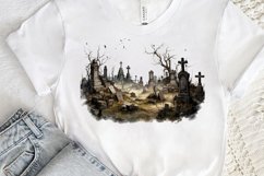 Big Watercolor Halloween PNG Clipart Product Image 3