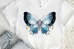Fairy Night Moth and Moon PNG Clipart Product Image 3