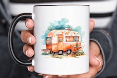 Watercolor Caravan Sublimation PNG Clipart Product Image 3