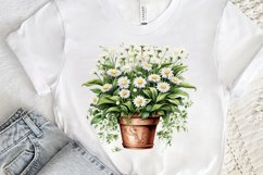 Houseplants Pot Sublimation PNG Clipart Product Image 3