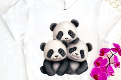 Baby Pandas Sublimation PNG Clipart Product Image 3