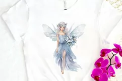 Winter Fairy Watercolor PNG Clipart Product Image 3