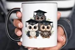 Graduation Owl Friends Sublimation PNG Clipart Product Image 3
