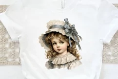 Victorian Little Girl PNG Clipart Product Image 3