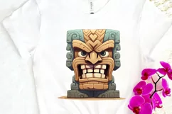 Stone Tiki God Sublimation PNG Clipart Product Image 3