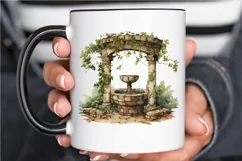 Stone Wells and Vines PNG Clipart Product Image 3