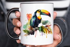 Watercolor Toucans PNG Clipart Product Image 3