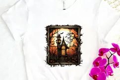 Haunted House Halloween PNG Clipart Product Image 3