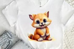Cute Happy Baby Animal Sublimation PNG Clipart Product Image 3