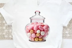 Fancy Clear Glass Candy Jar PNG Clipart Product Image 2