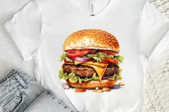 Big Hamburgers Sublimation PNG Clipart Product Image 3