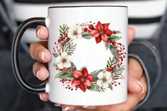 Christmas Holiday Wreath PNG Clipart Product Image 3