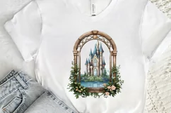 Fairy Castle Window Sublimation PNG Clipart Product Image 3