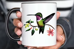 Watercolor Cute Hummingbird PNG Clipart Product Image 3